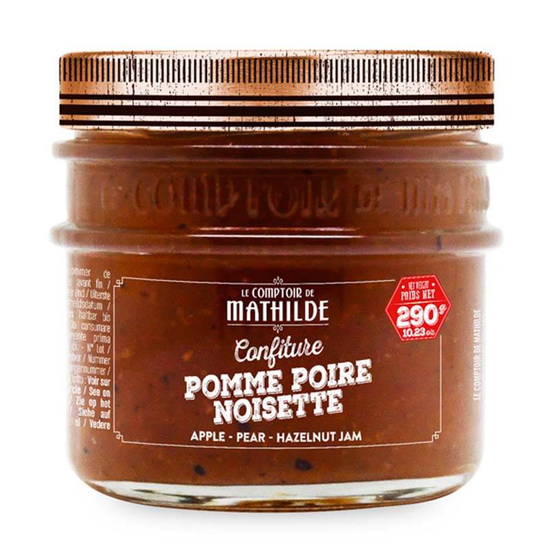 Confiture pomme poire noisette 290g - Le Comptoir de Mathilde