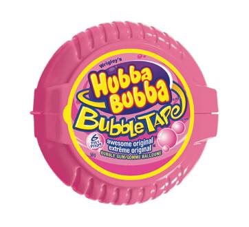 Chewing-gum Rouleau Hubba Bubba à la fraise