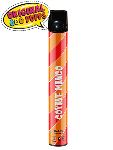 Cigarette électronique jetable Wpuff de Liquideo Originale 600 puffs saveur Goyave Mango