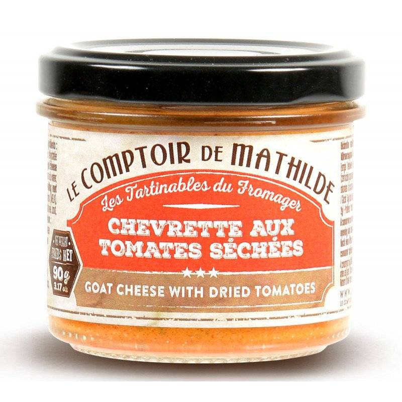 Les Tartinables - Chevrette aux Tomates Séchées - Le Comptoir de Mathilde