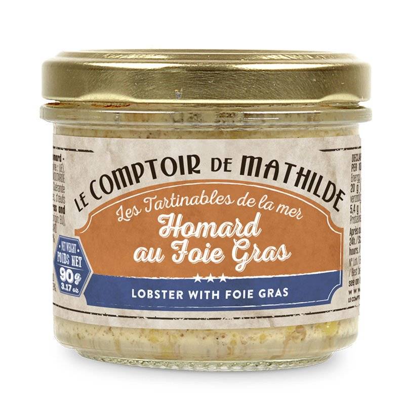 Les Tartinables - Homard au foie gras - Le Comptoir de Mathilde