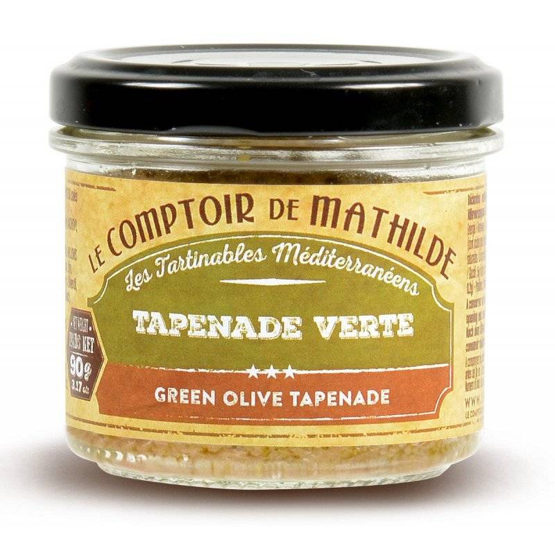 Les Tartinables - Tapenade Verte - Le Comptoir de Mathilde