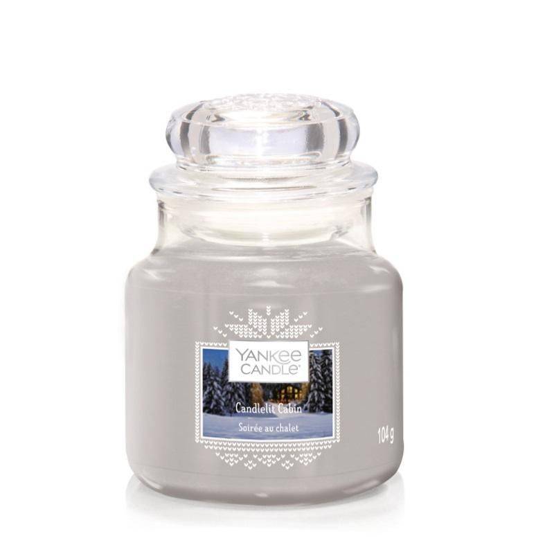 Bougie parfumée Yankee Candle Soirée au chalet - Moyenne Jarre