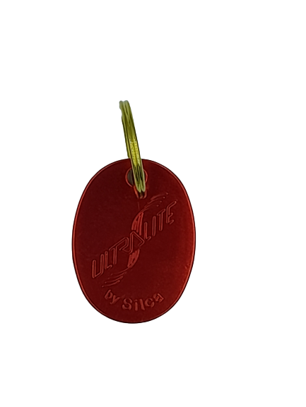 Médaille gravure personnalisée en métal rouge
