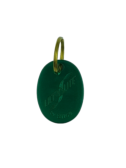 Médaille gravure personnalisée en métal vert