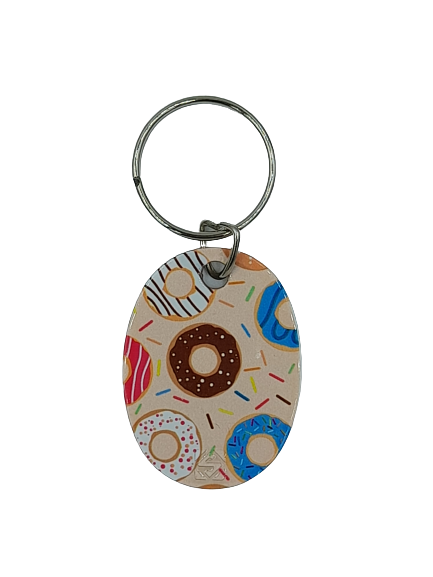 Porte-clés personnalisable motif donut's