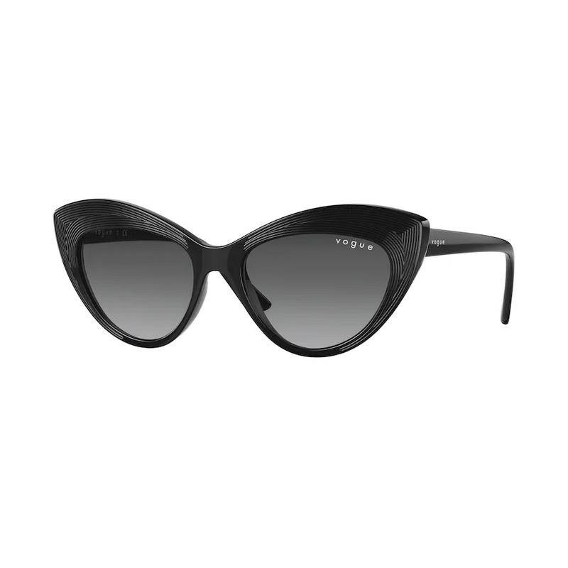 Lunettes de soleil Vogue - allongées noires - Protection UV 100% Femme - ATOL