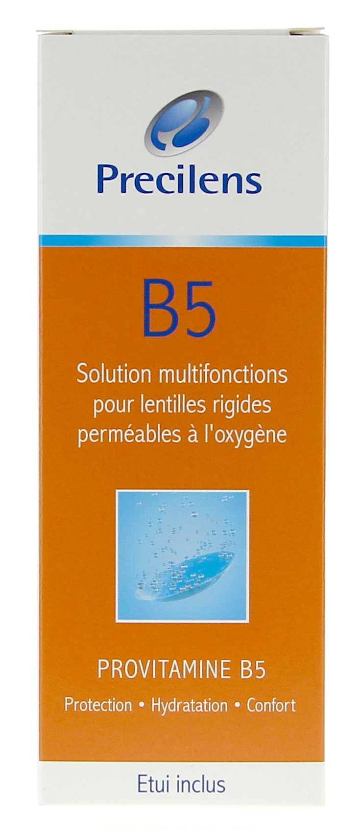 solution multifonction pour lentilles - Nettoyage, décontamination, hydratation, lubrification et régénération - Precilens B5 200 Ml - Atol