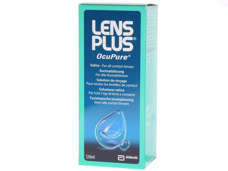 Solution de rinçage pour lentilles - LENSPLUS OCUPURE 120 ml - Amo - Atol