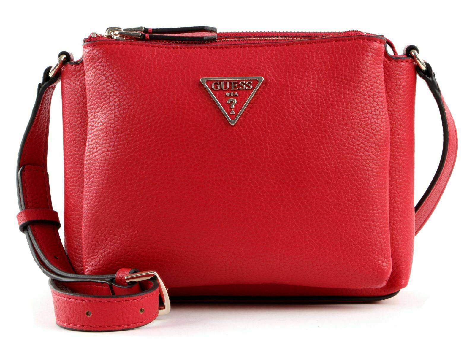 GUESS petit sac à main en bandoulière Becca mini Rouge - All In Bag