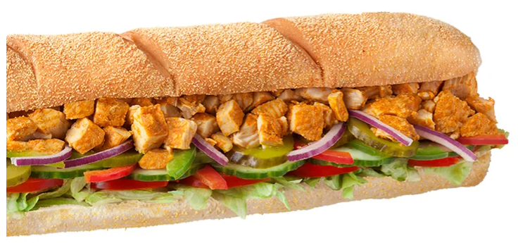 Sandwich Subway - SUB30 Poulet Tikka à composer