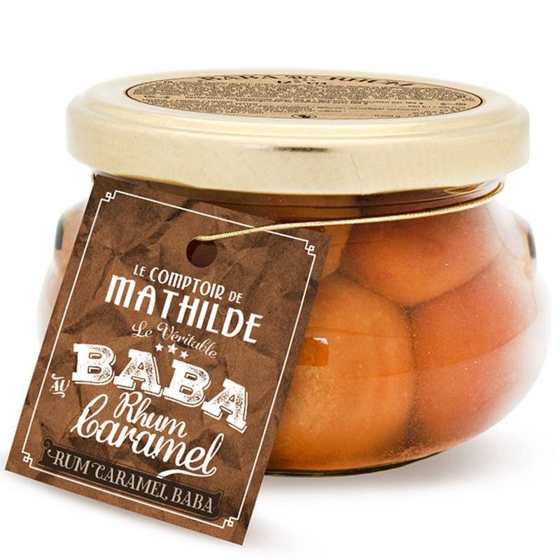 Baba Rhum caramel à la fleur de sel de Guérande - 320g - Le Comptoir de Mathilde