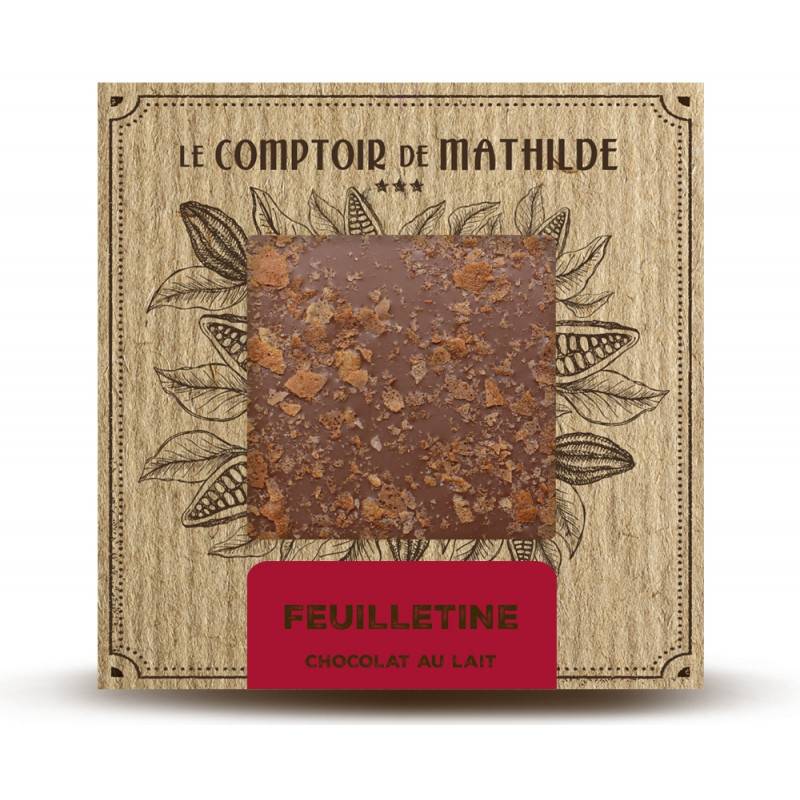 Tablette Feuilletine - Chocolat au lait Le Comptoir de Mathilde