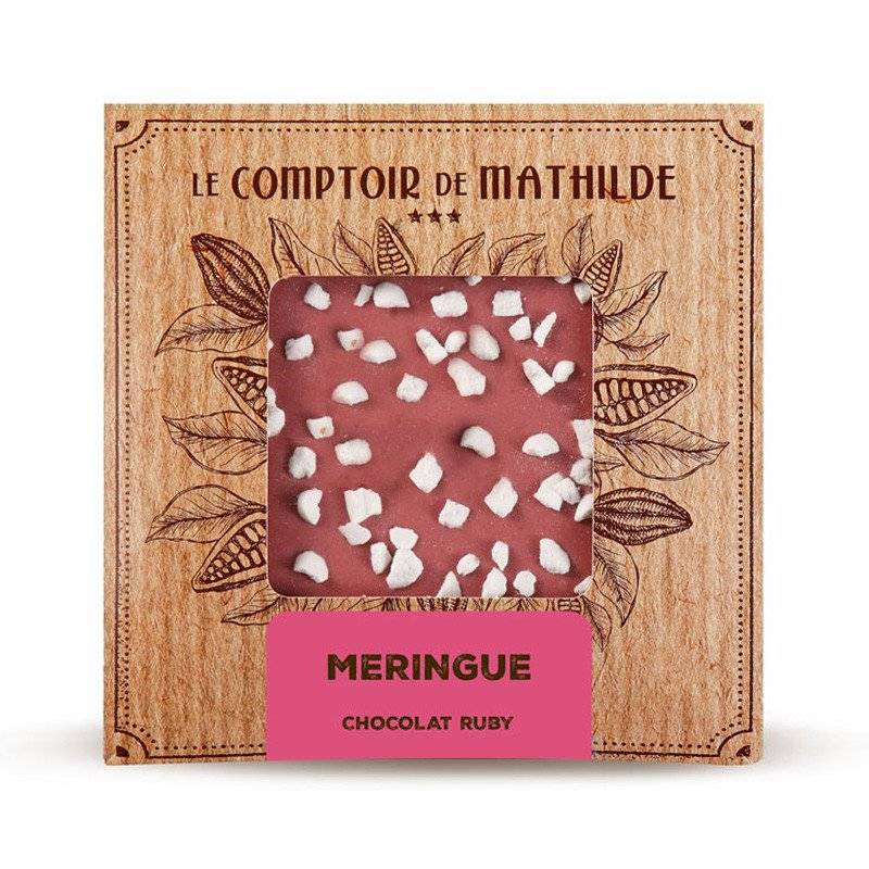 Meringue - Chocolat Ruby Le Comptoir de Mathilde