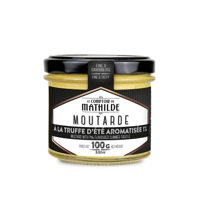 Moutarde à la truffe d'été aromatisée 1% - 100g - Le Comptoir de Mathilde