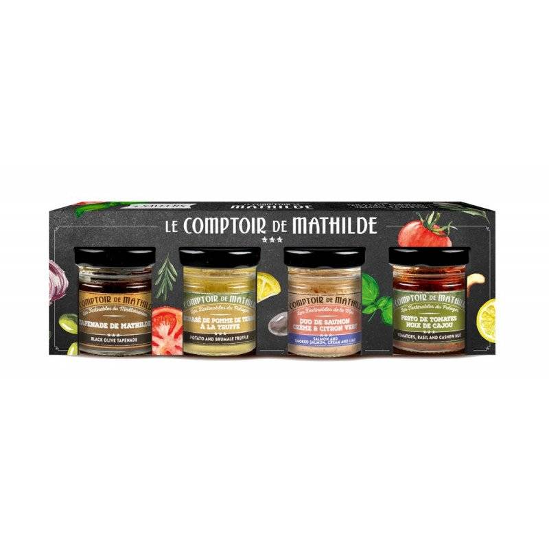 Coffret les Mathildettes Salées 4 x 30g - Le Comptoir de Mathilde