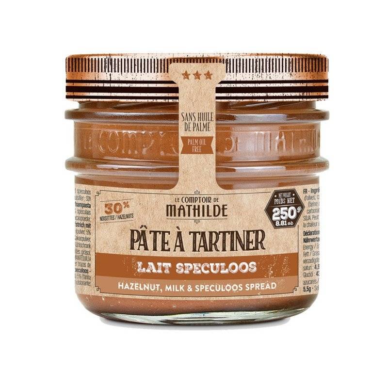 Lait Noisette Spéculoos - Pâte à Tartiner - Le Comptoir de Mathilde