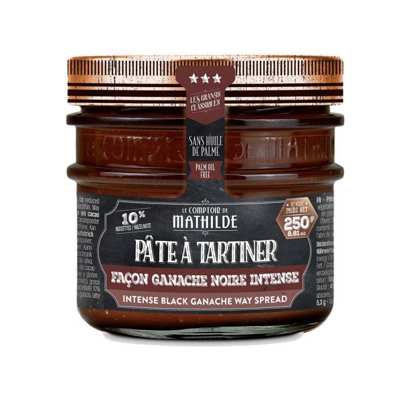 Pâte à Tartiner Grand Classique Ganache Noire Intense - Le Comptoir de Mathilde