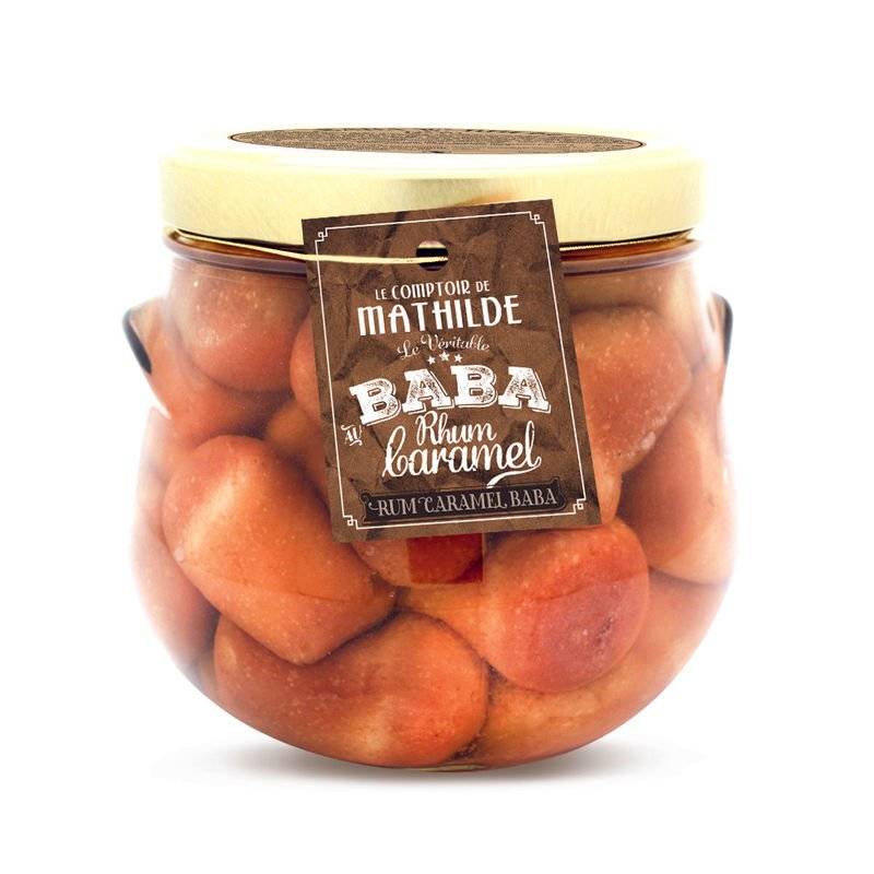 Baba au Rhum Caramel à la Fleur de Sel de Guérande - 760g - Le comptoir de Mathilde