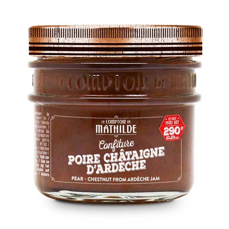 Confiture Poire Châtaigne d'Ardèche - 290g - Le Comptoir de Mathilde