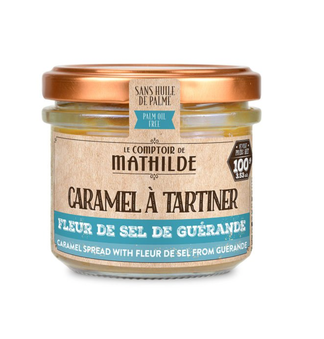 Caramel à Tartiner Caramel au Beurre Salé à la Fleur de Sel de Guérande - Le Comptoir de Mathilde
