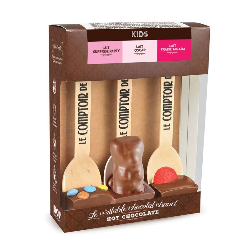 Kid's - Coffret 3 Hot Chocolate® - Le Comptoir de Mathilde