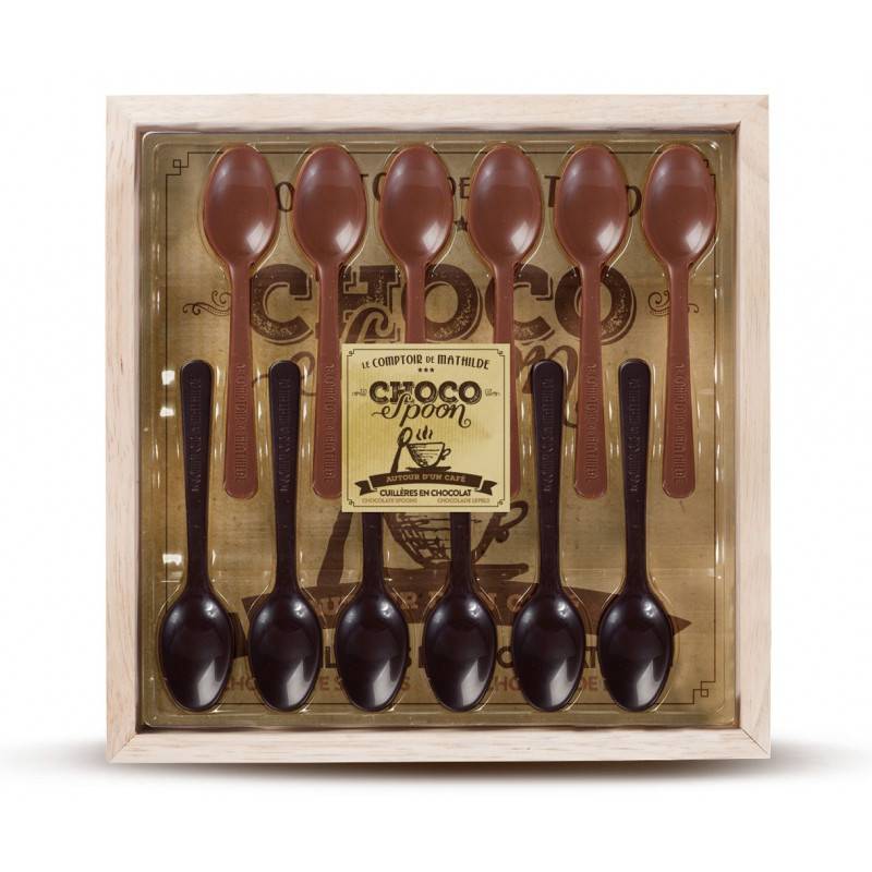 Choco'Spoons Chocolats Noir & Lait - Le Comptoir de Mathilde