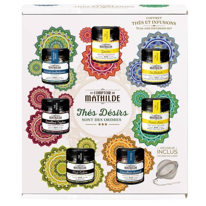 Coffret 7 thés & infusions - Le Comptoir de Mathilde