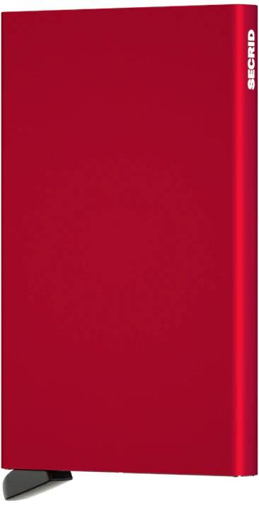 Porte-cartes anti-piratage en aluminium Rouge - Cardprotector Secrid - All in Bag Grenoble