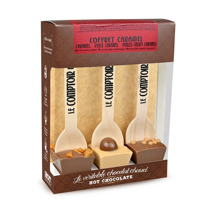 Caramel - Coffret 3 Hot Chocolate® - Le Comptoir de Mathilde - Istres