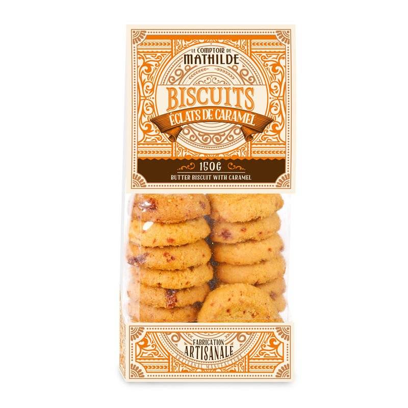 Biscuits Éclats de Caramel - Le Comptoir de Mathilde - Istres
