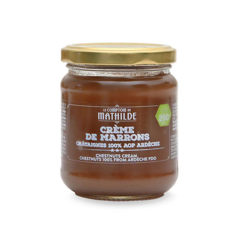 Crème de marron - 100% châtaignes d'Ardèche AOP - Le Comptoir de Mathilde - Istres