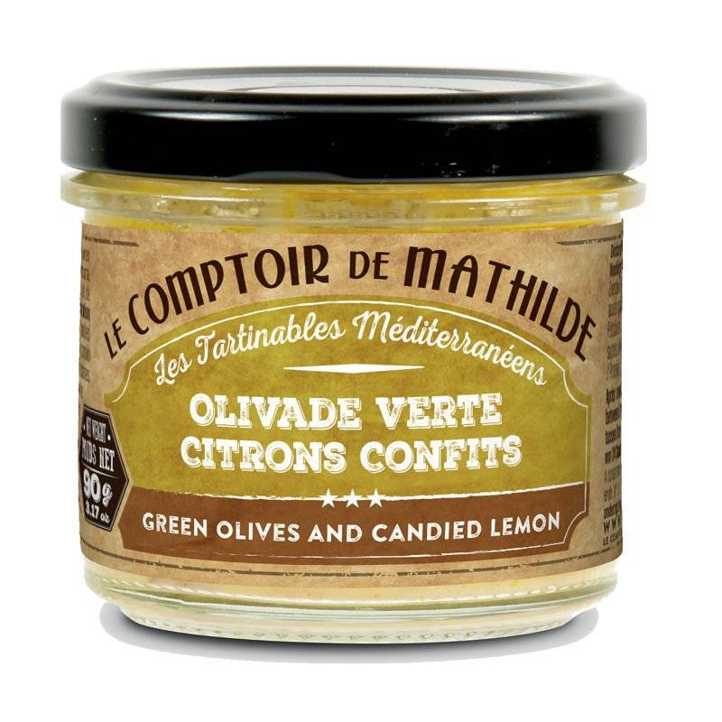 Olivade vertes citrons confits - Le Comptoir de Mathilde - Istres
