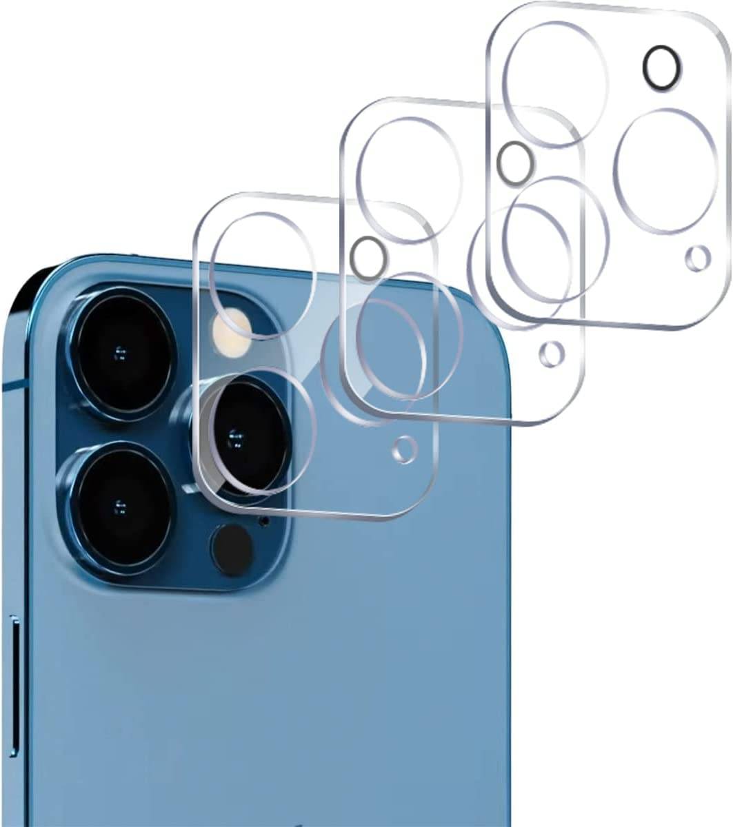 Protection Objectifs Photo Caméra arrière pour iPhone 12 Pro Max - Verre Trempé Haute Définition - Coques&Co