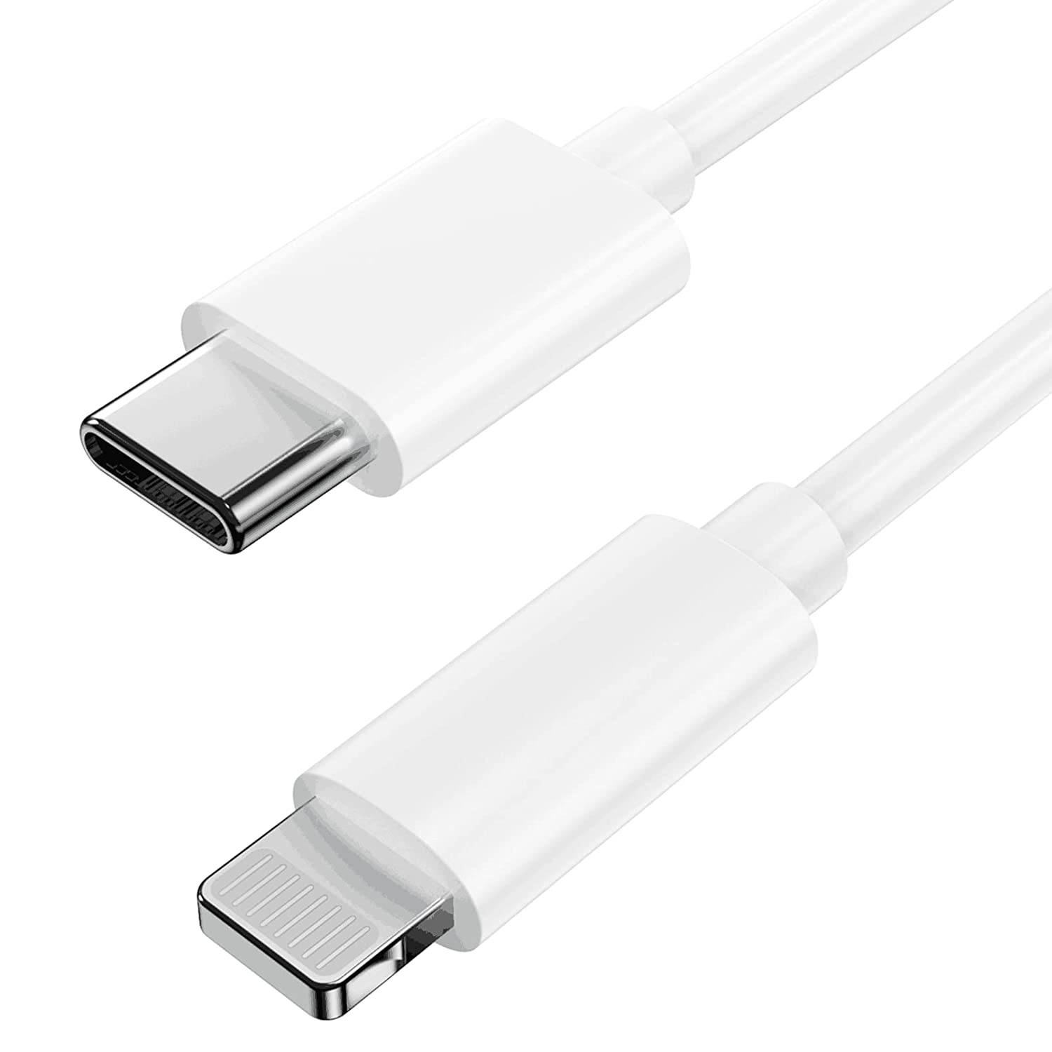 Câble USB-C vers Lightning (Certifié MFi) Charge rapide pour Iphone (1M) Blanc - Coques&Co