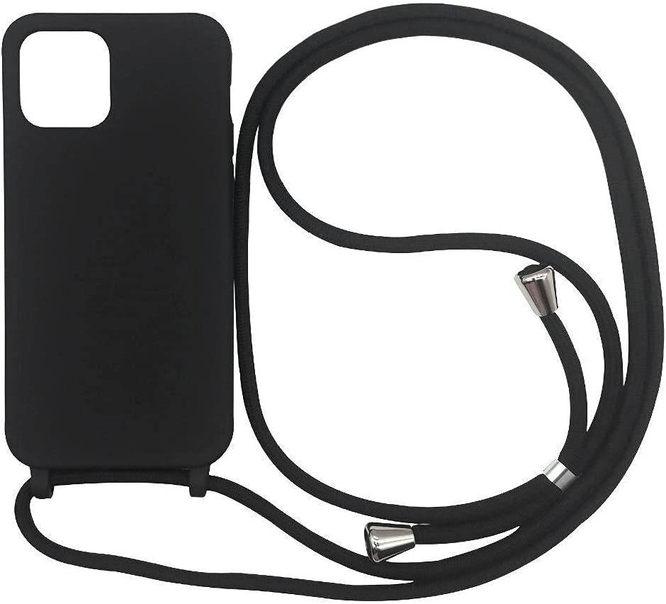 Coque avec cordon pour iPhone 13 Mini - Protection en Silicone Case - Coque tour de cou, bandoulière iPhone - Coques&Co