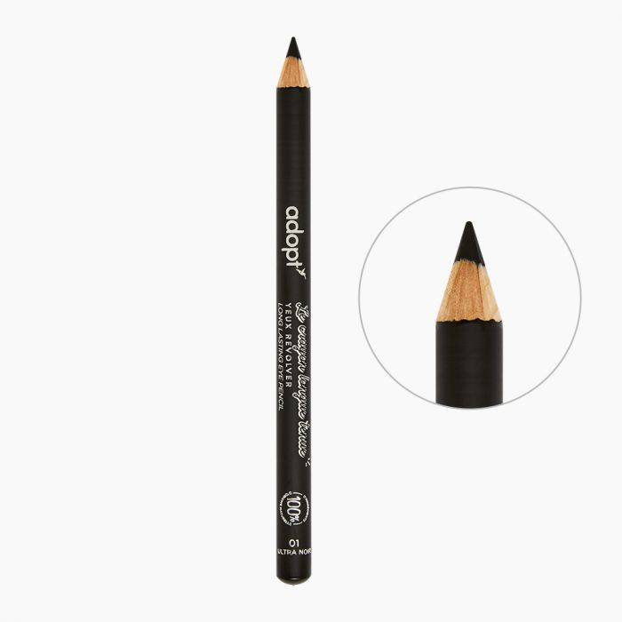 Le crayon longue tenue yeux revolver Ultra noir 01 - Adopt'