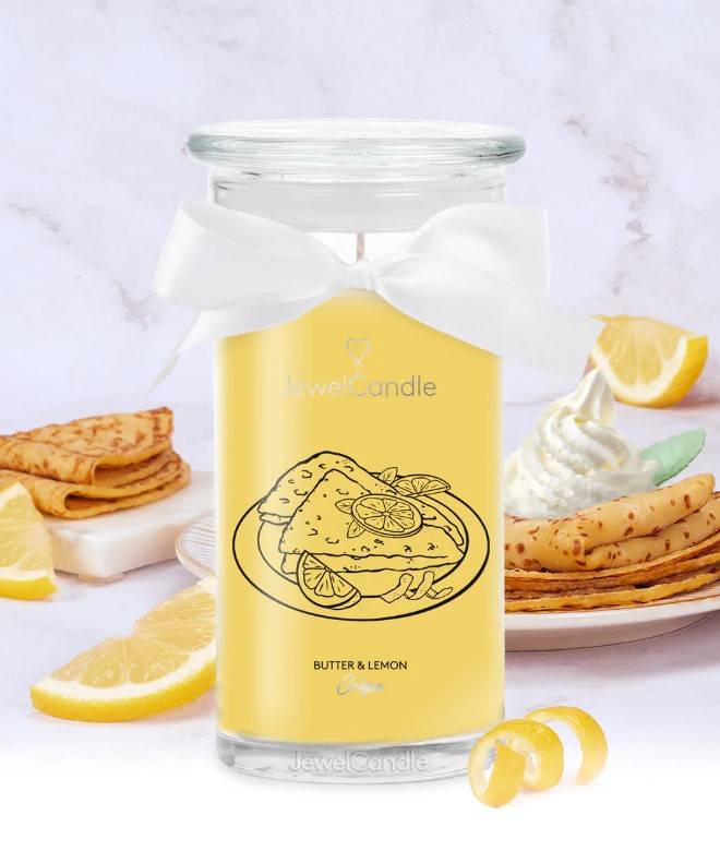 JewelCandle - Bougie Collier - Butter & Lemon Crêpe - The Little Factory