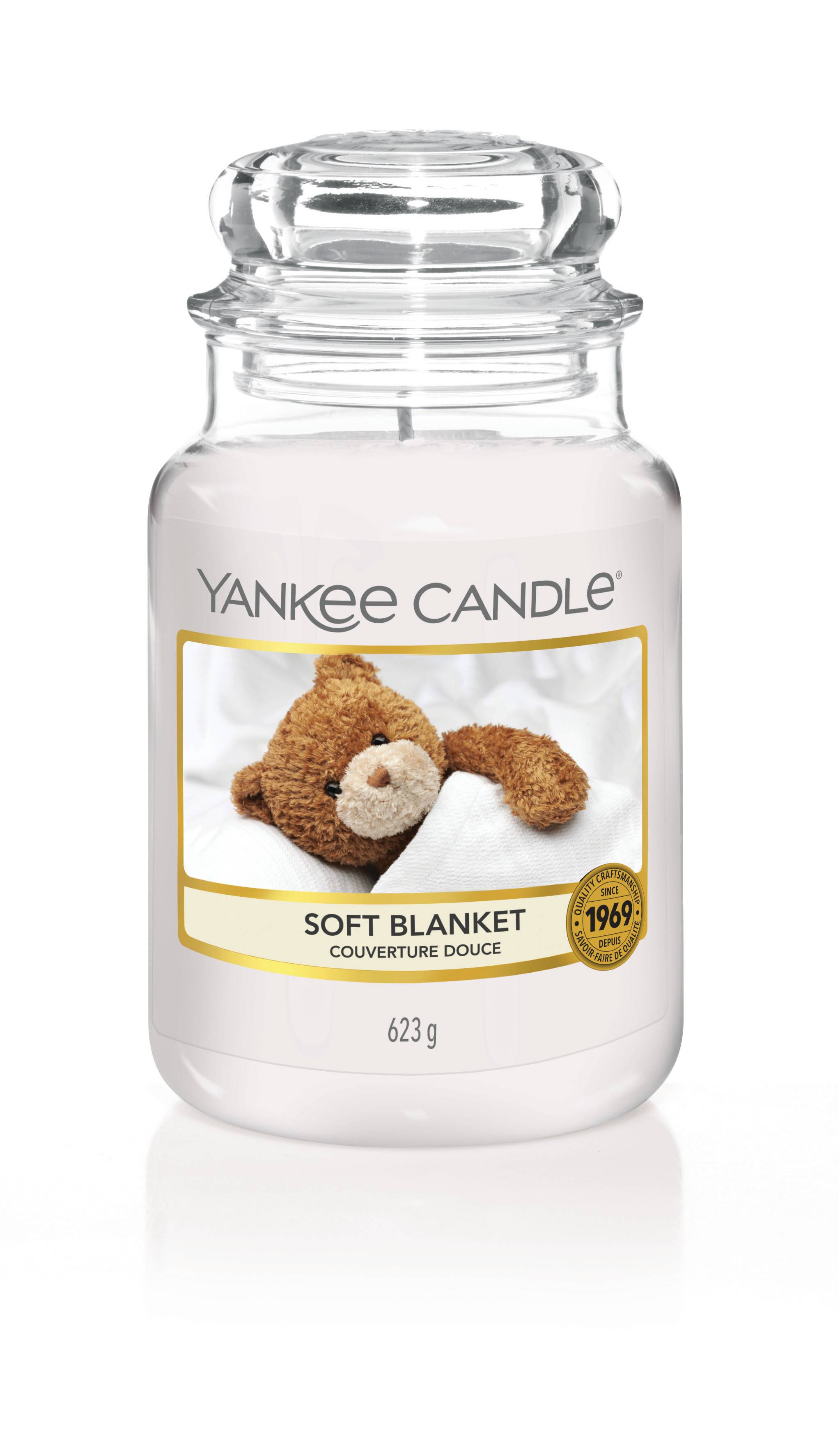 Yankee Candle - Bougie Grande jarre - Couverture Douce - The Little Factory