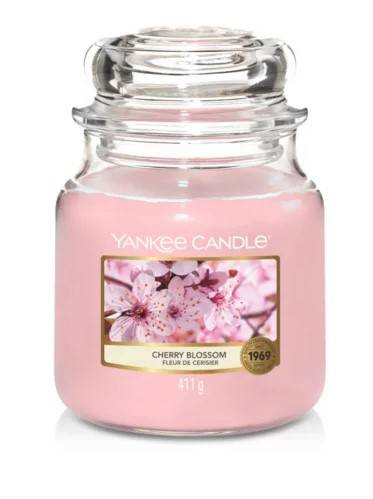Yankee Candle - Bougie Moyenne jarre - Fleur De Cerisier - The Little Factory