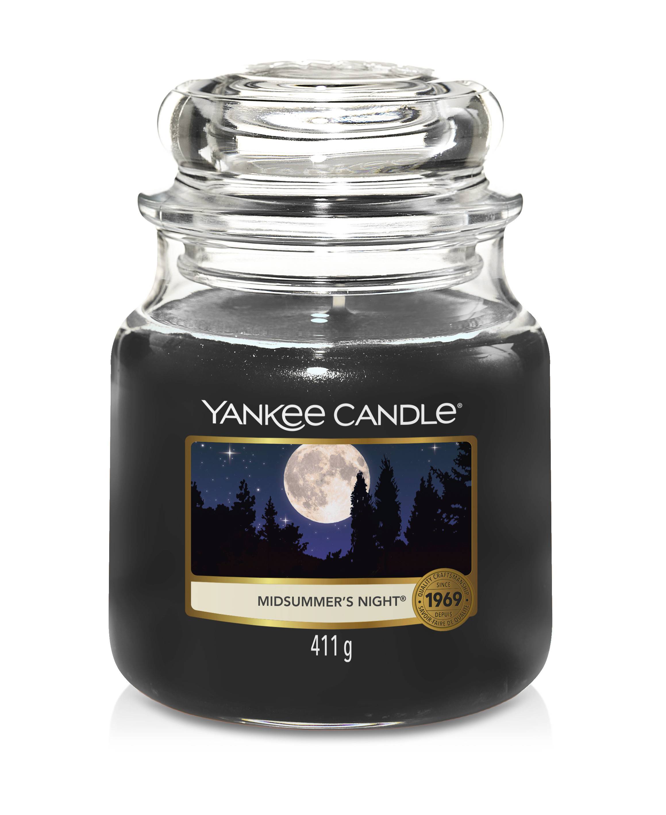 Yankee Candle - Bougie Moyenne jarre - Midsummer'S Night - The Little Factory