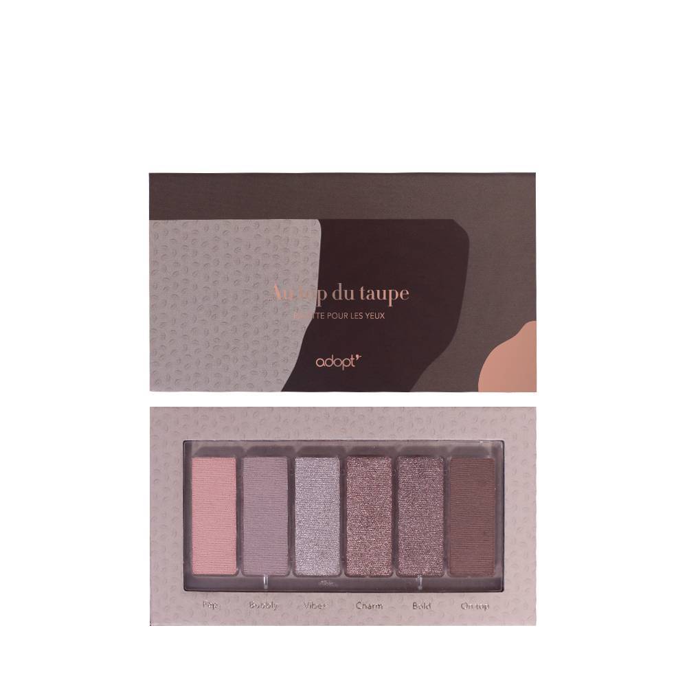Palette maquillage yeux Au top du taupe - Adopt'