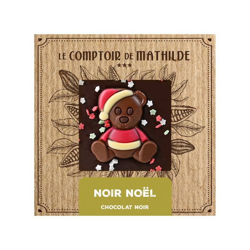 Edition de Noël Chocolat Noir - Tablette de Chocolat