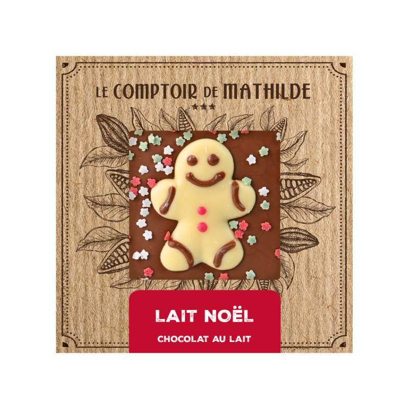 Edition de Noël Chocolat au Lait - Tablette de Chocolat