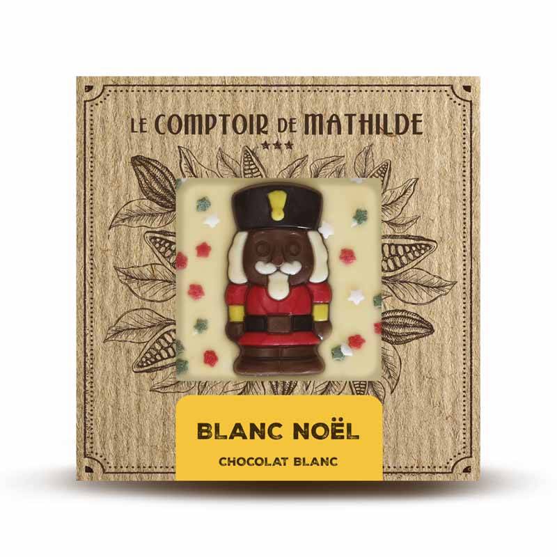 Edition de Noël Chocolat Blanc - Tablette de Chocolat