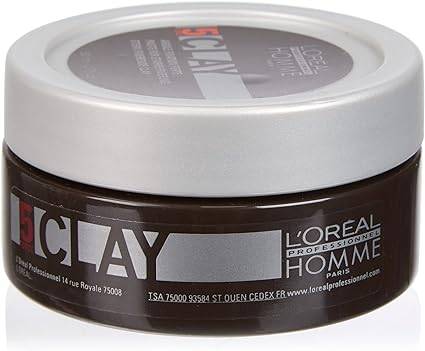 Crème de Cire Coiffante Clay - Fixation Forte Homme 50 ml - L'Oréal Professionnel