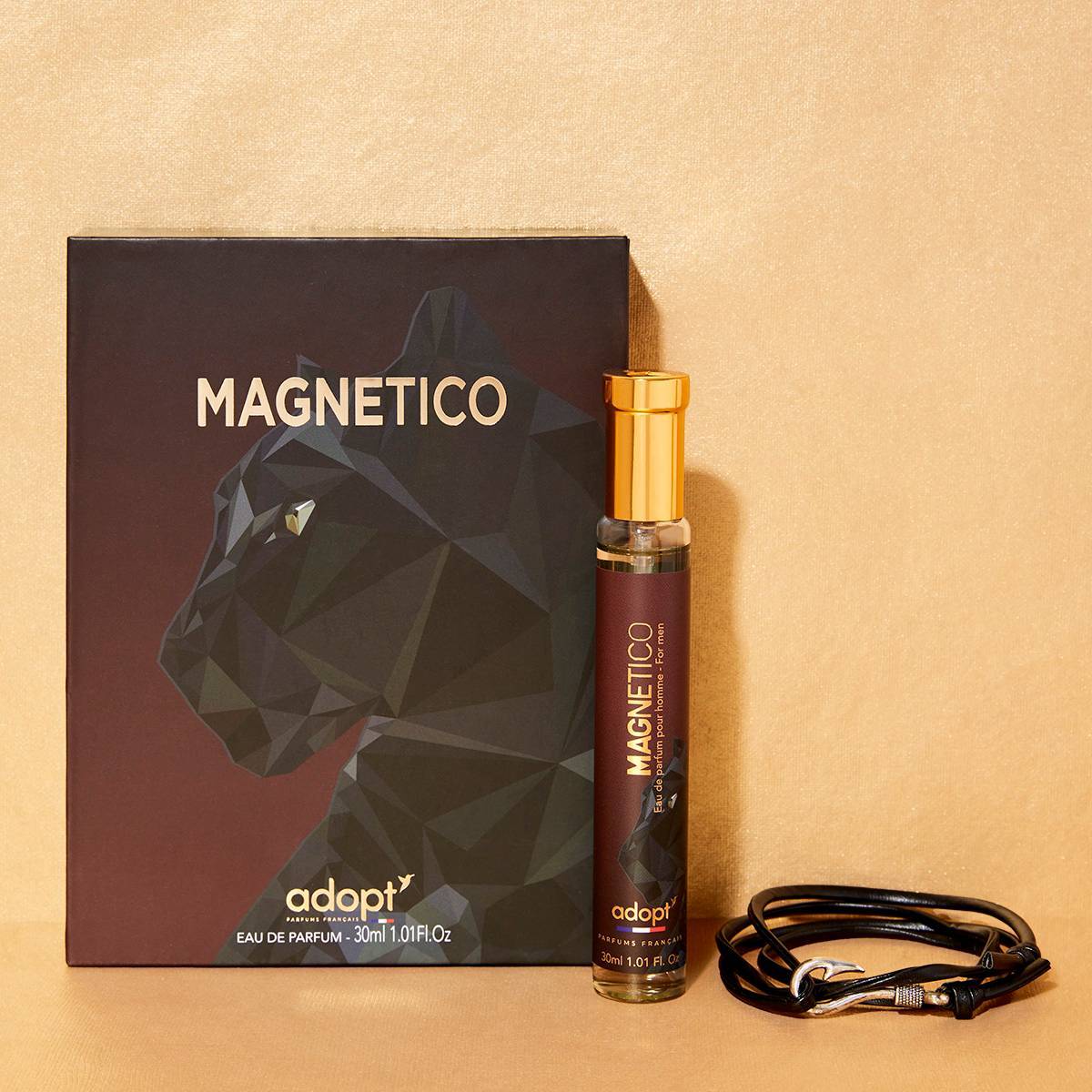 Cracker eau de parfum 30ml + bracelet en cuir - Magnetico