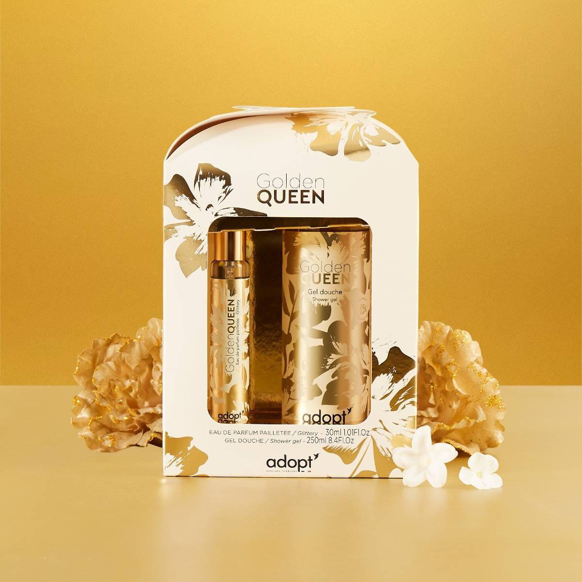 Coffret eau de parfum 30 ml + gel douche 250 ml - Golden Queen