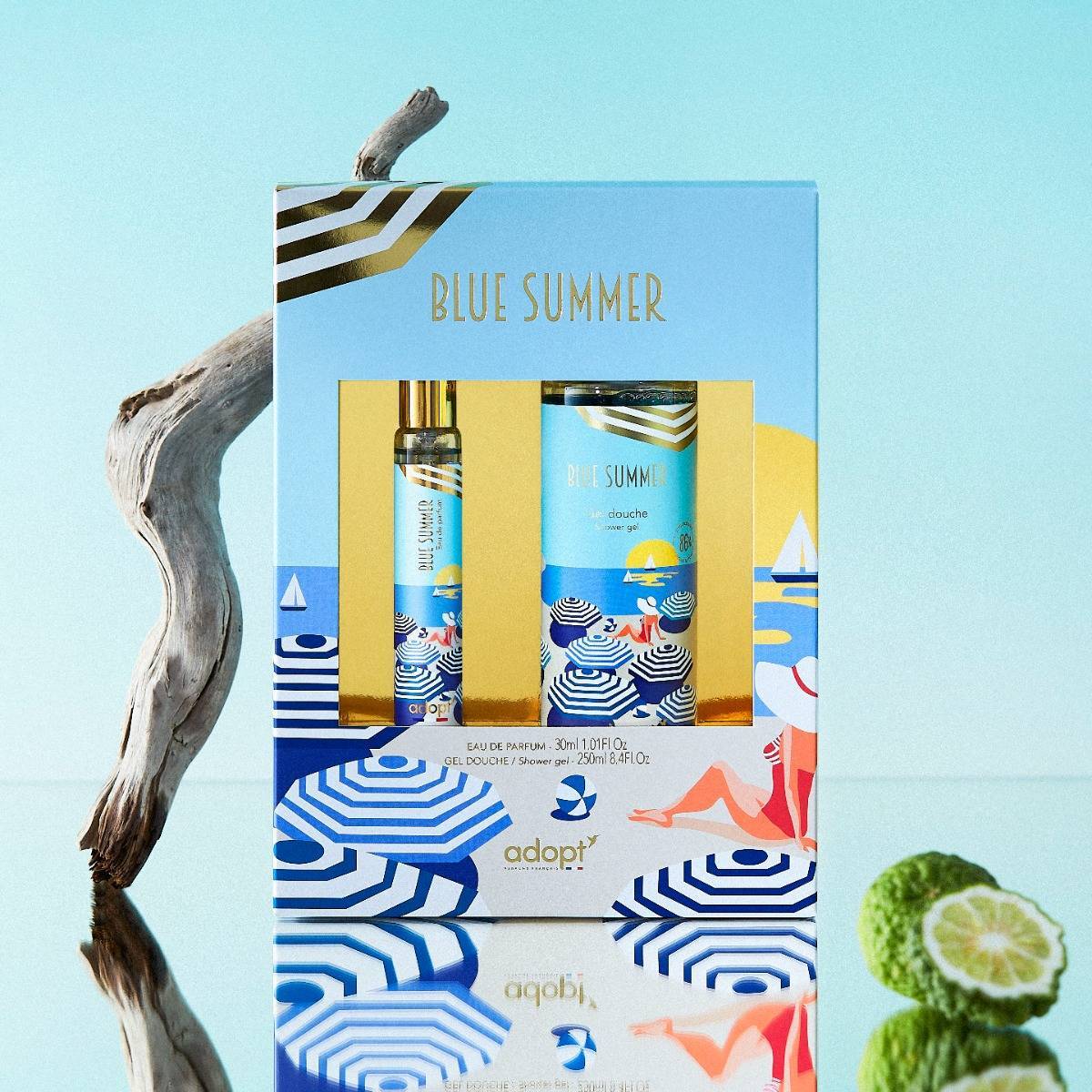 Coffret eau de parfum 30ml + gel douche - Blue Summer