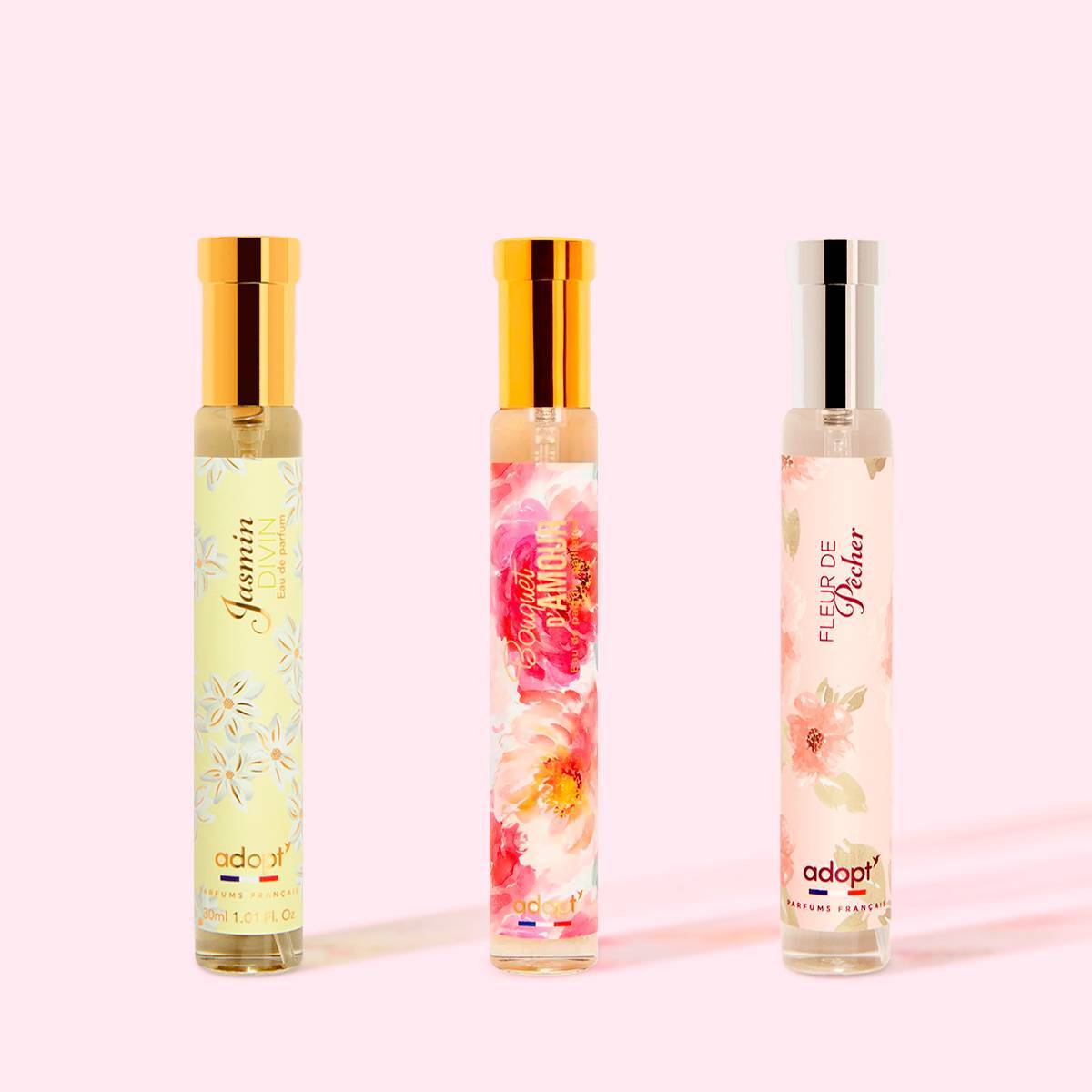 Kit 3 Eaux de parfums 30ml - Parfums floraux